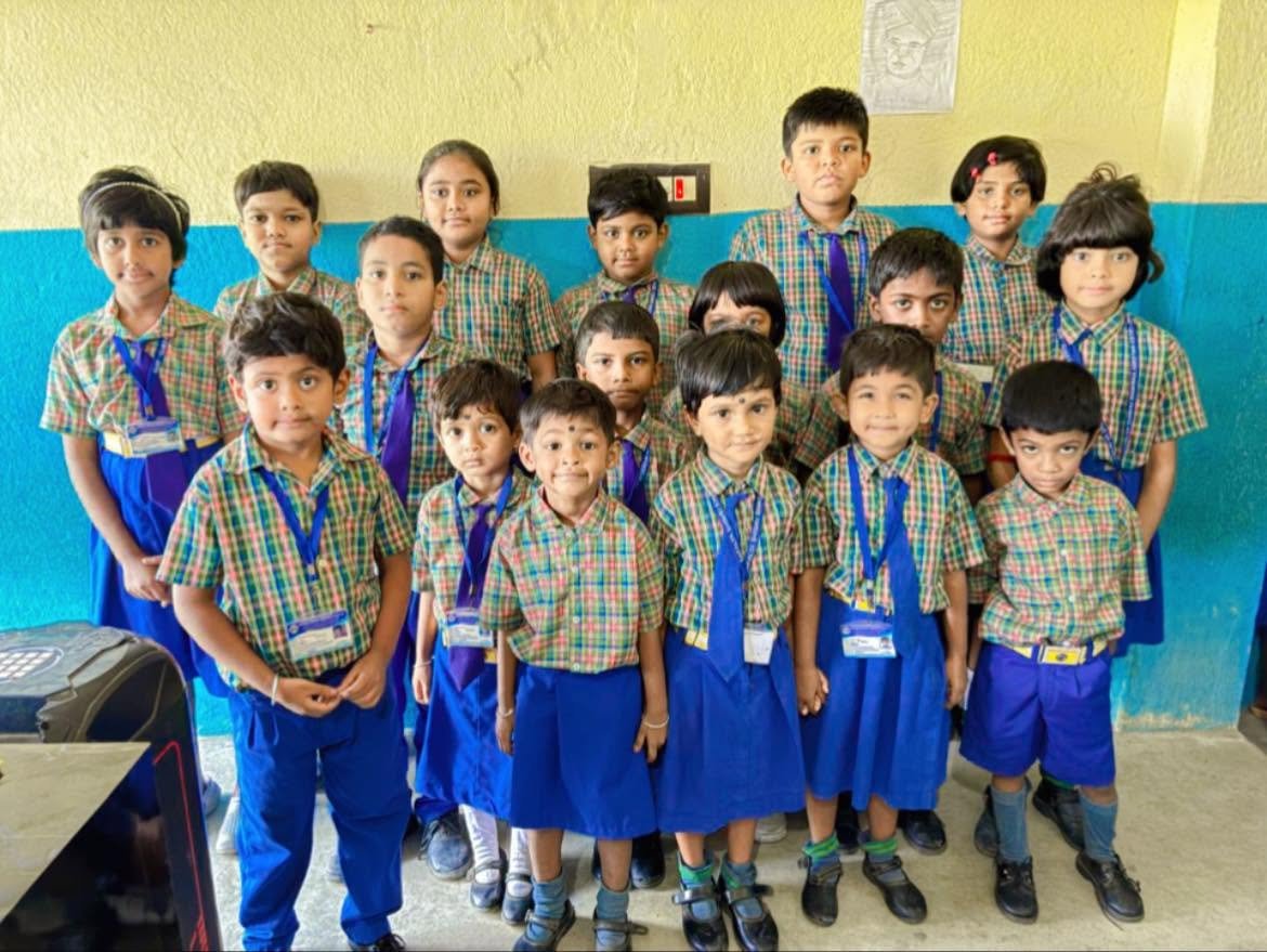 Moon Star Academy Primary Students in Uniform
