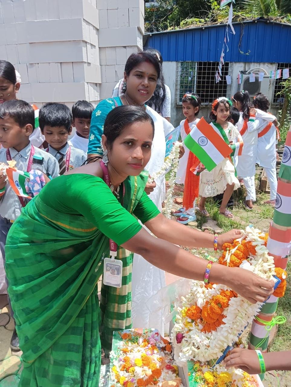 Moon Star Academy Floral Tribute & Garlanding Ceremony